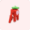 Strawberry Elephant Plush
